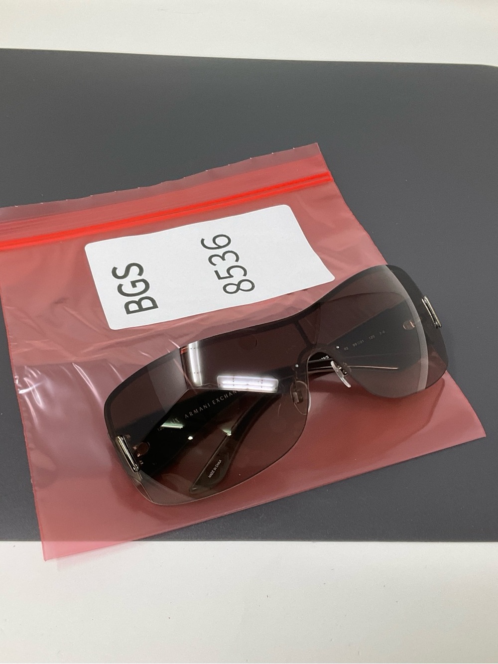 Armani Exchange AX189 /S shield wrap around sunglasses - Picture 11 of 12